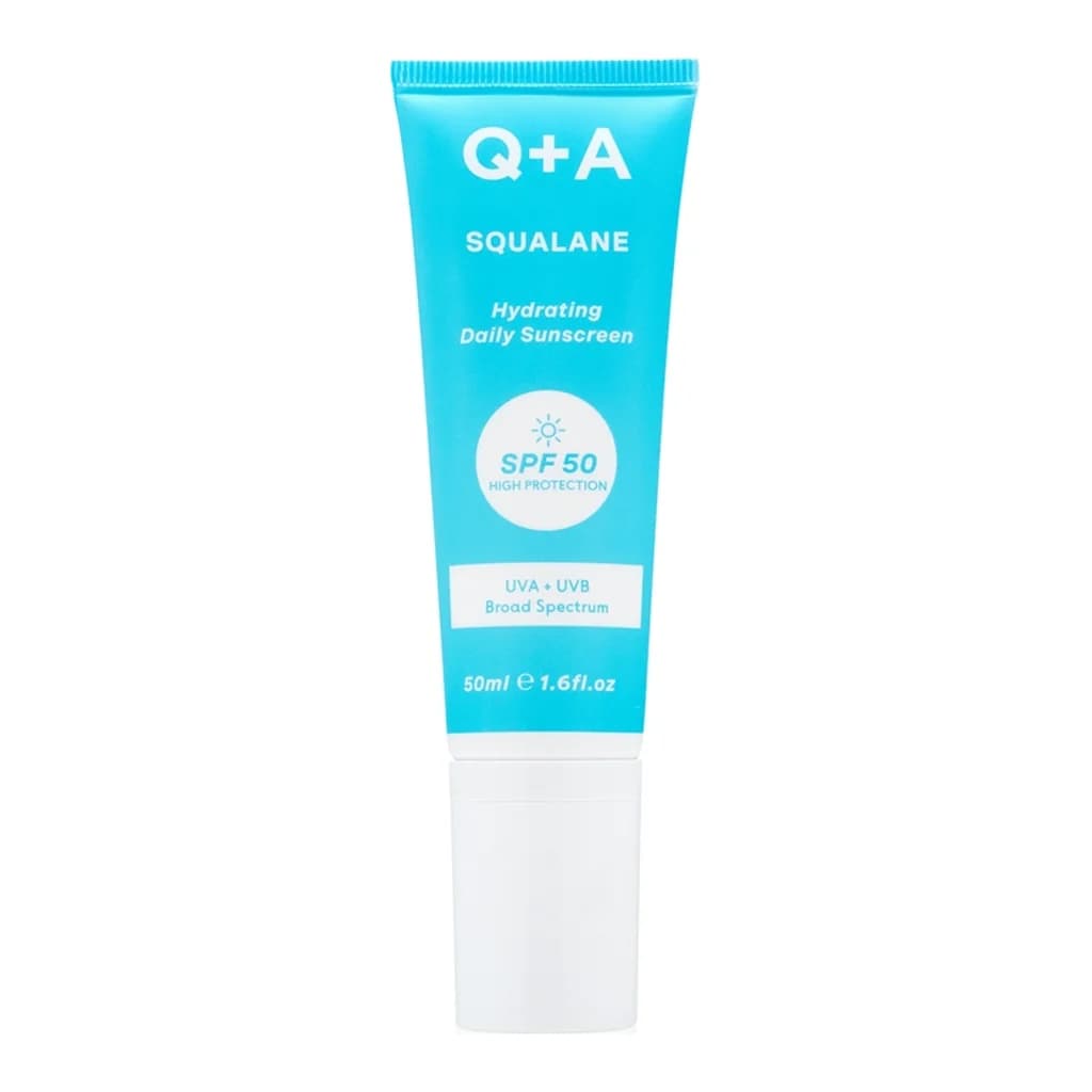 Q+A Squalane protective face cream SPF50