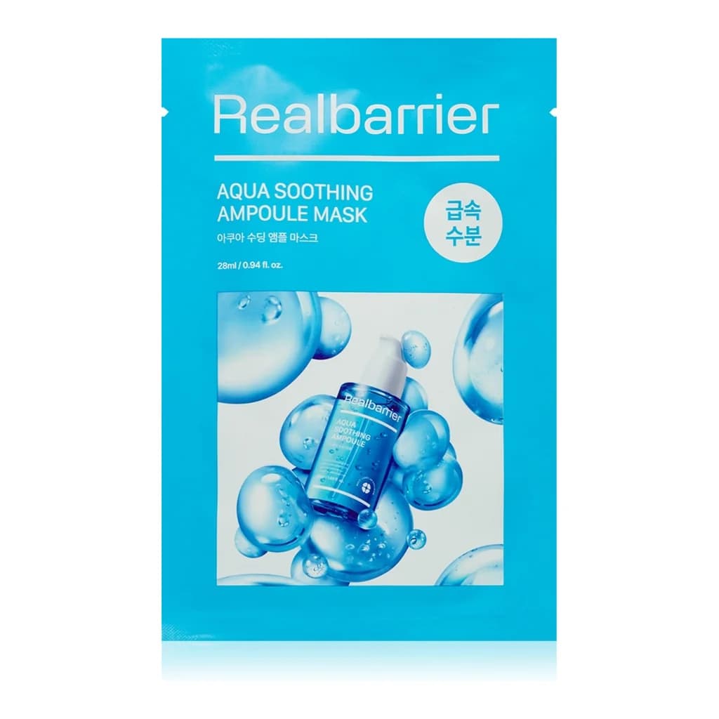 Real Barrier Aqua Soothing Ampoule Mask soothing sheet mask
