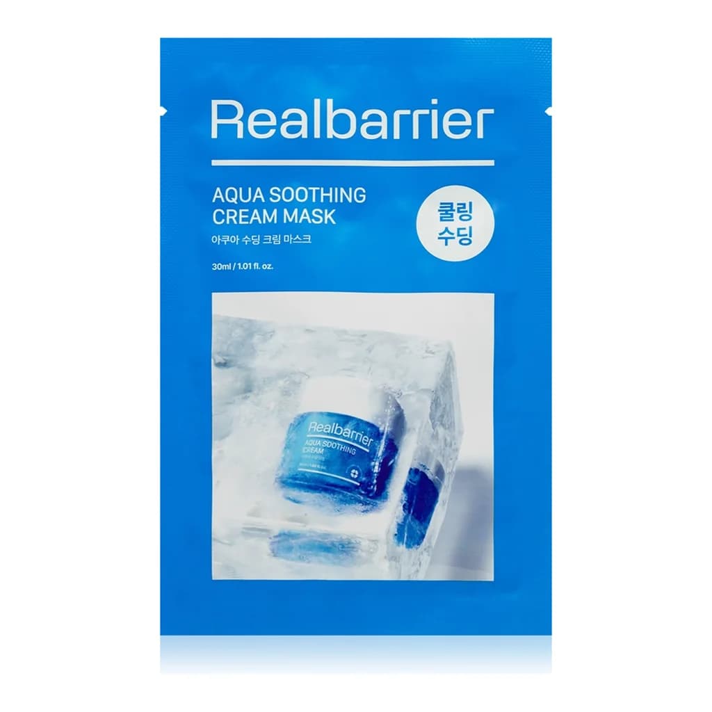 Real Barrier Aqua Soothing Cream Mask moisturising face sheet mask