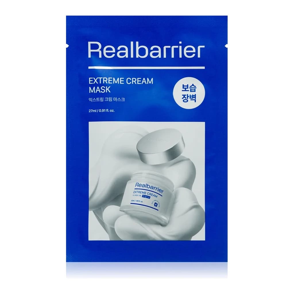 Real Barrier Extreme Cream Mask soothing sheet mask for intensive hydration
