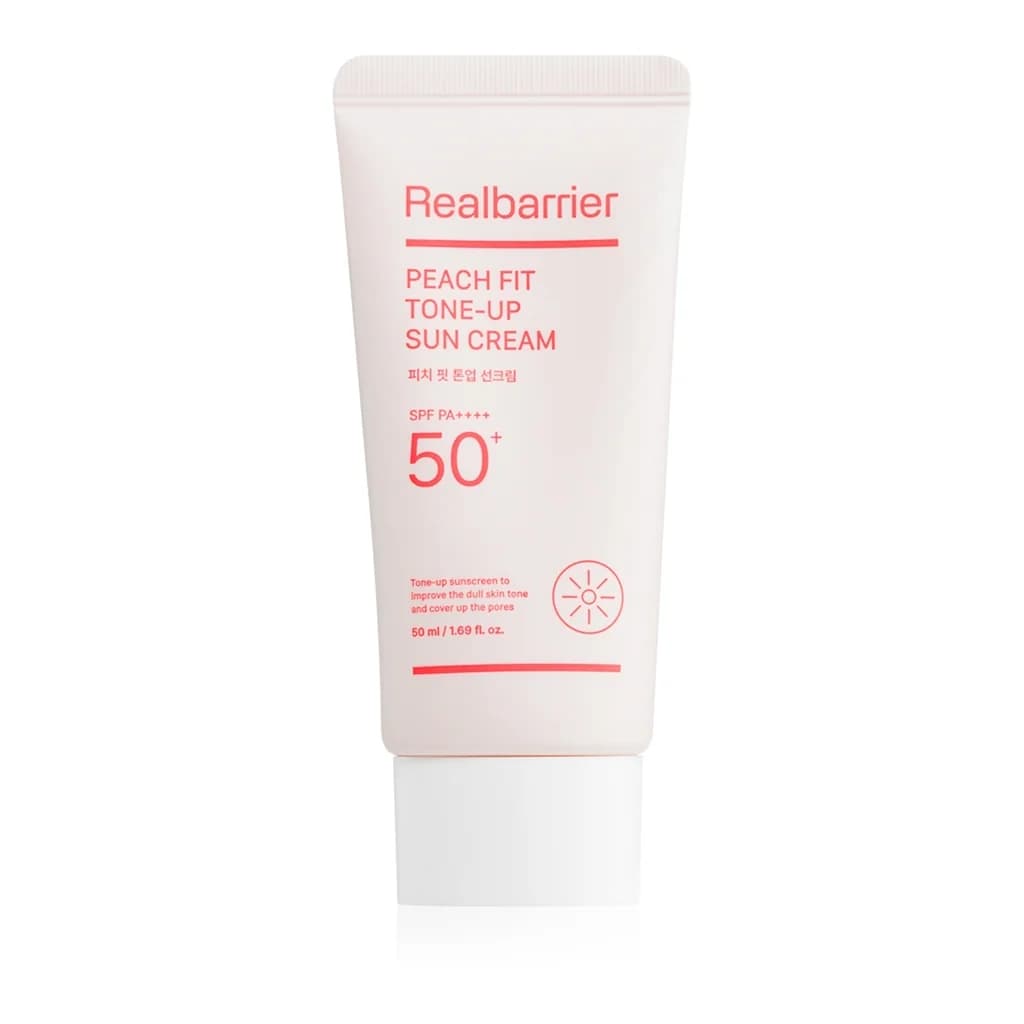 Real Barrier Peach Fit Tone-Up Sun Cream SPF50+