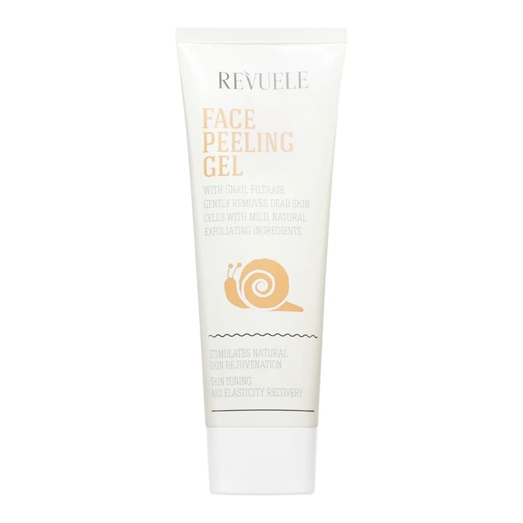 Revuele Face Peeling Gel Snail Filtrate gentle enzymatic scrub with a brightening effect