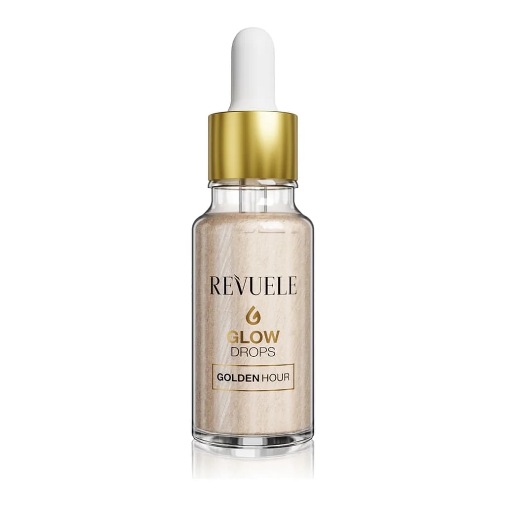 Revuele Glow Drops Golden Hour brightening serum for body and face