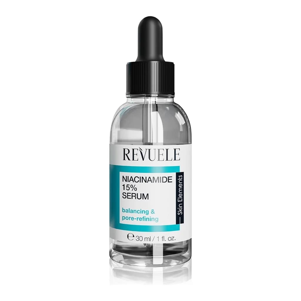 Revuele Niacinamide 15% Serum smoothing facial serum to tighten pores and mattify the skin