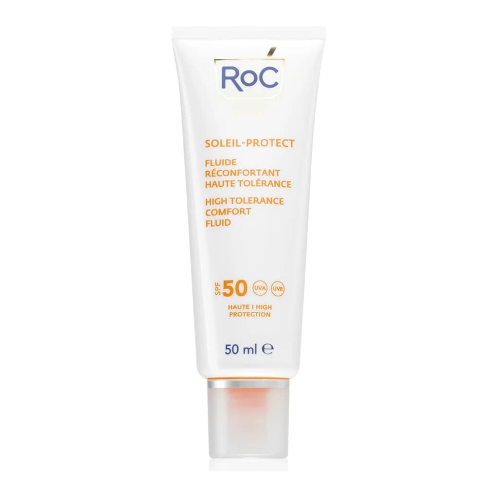RoC Skincare Soleil Protexion+ High Tolerance Comfort Fluid face sun fluid SPF50