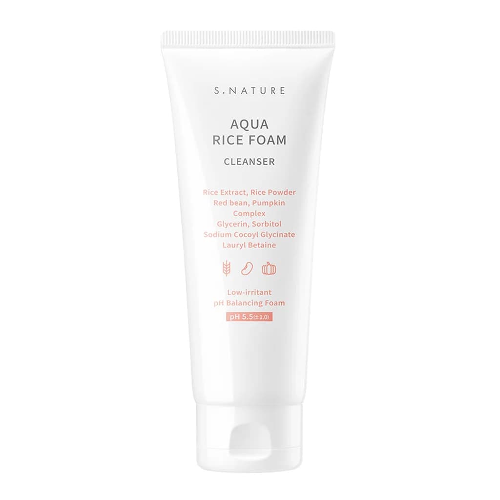 S.NATURE Aqua Rice Foam Cleanser