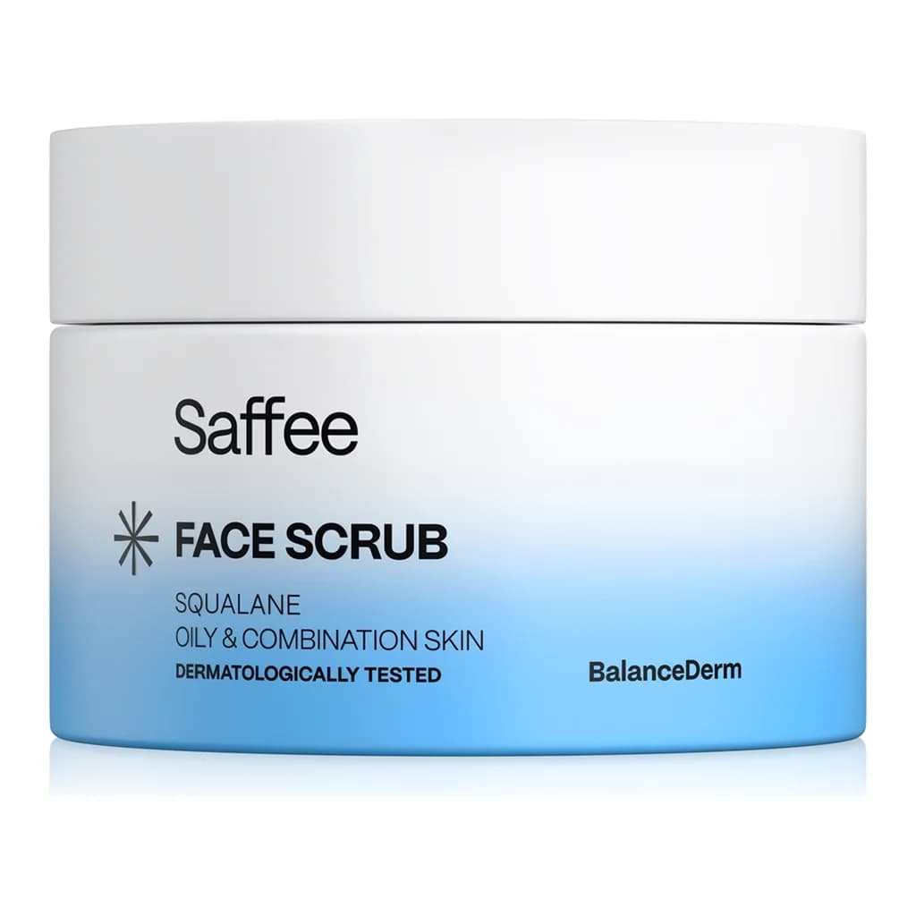 Saffee BalanceDerm Face Scrub face exfoliator for oily and combination skin