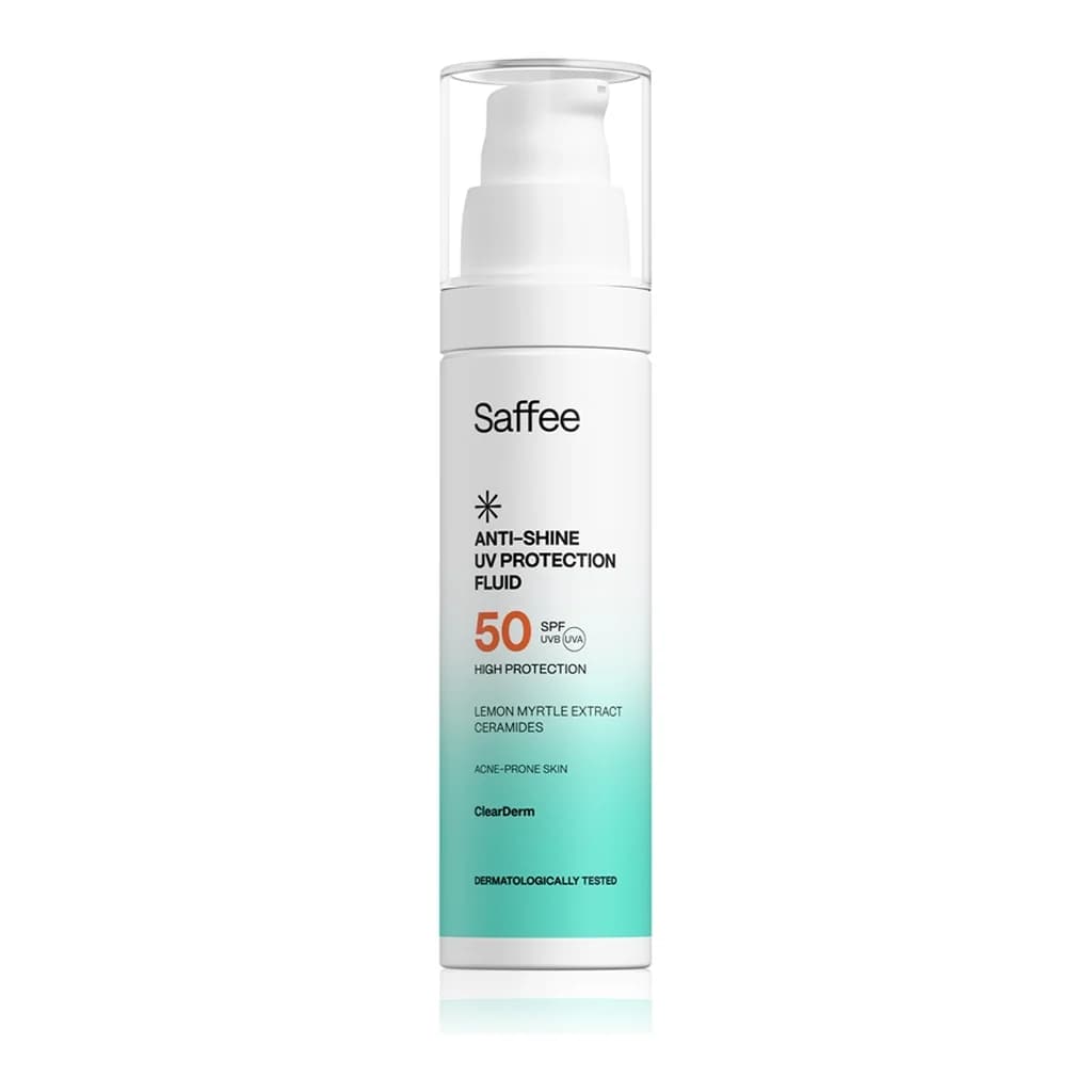 Saffee ClearDerm Anti-shine UV Protection Fluid protection fluid for oily acne-prone skin SPF50