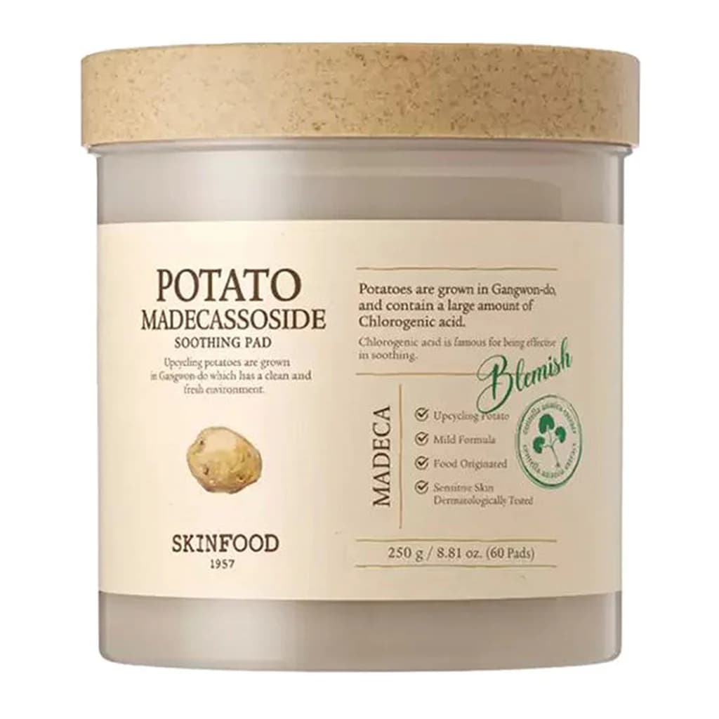 SKINFOOD Potato Madecassoside Soothing Pad
