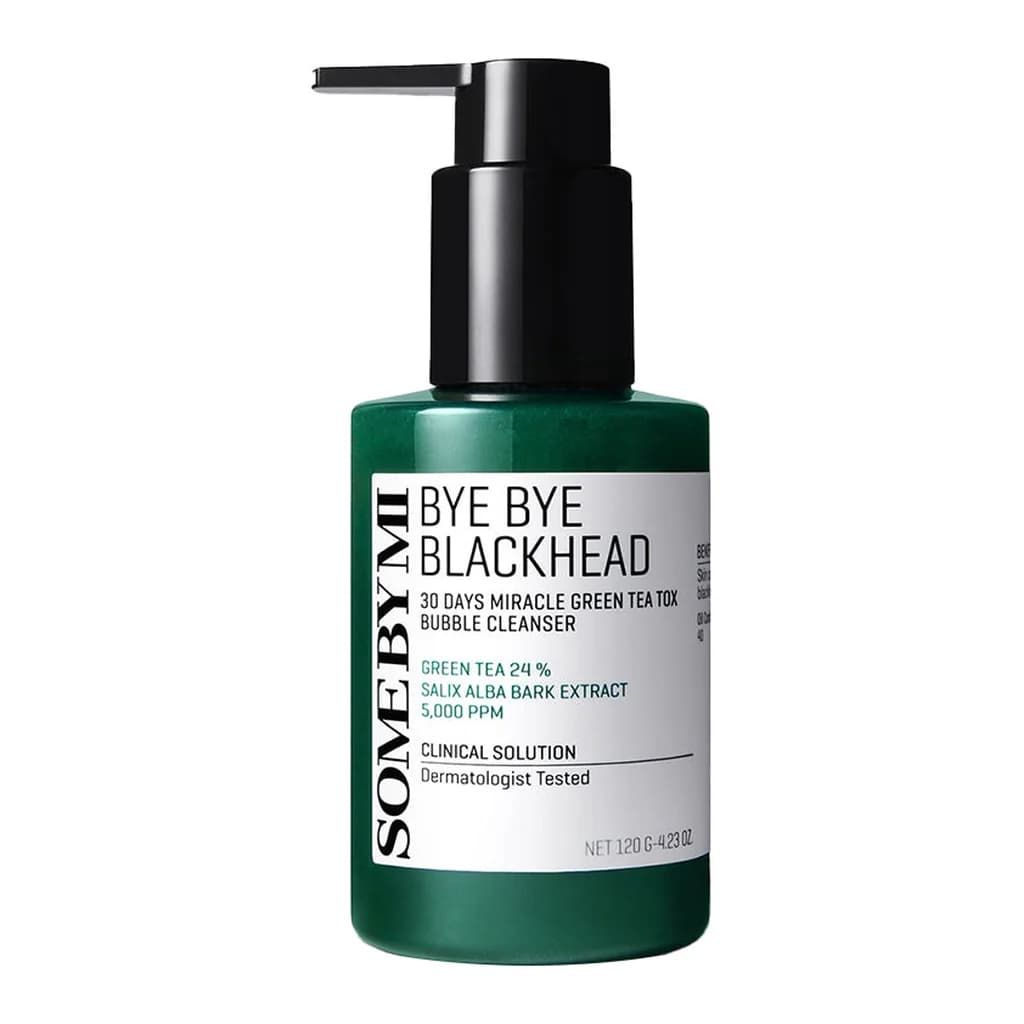 Some By Mi Bye Bye Blackhead 30 Days Miracle Green Tea Tox Bubble Cleanser