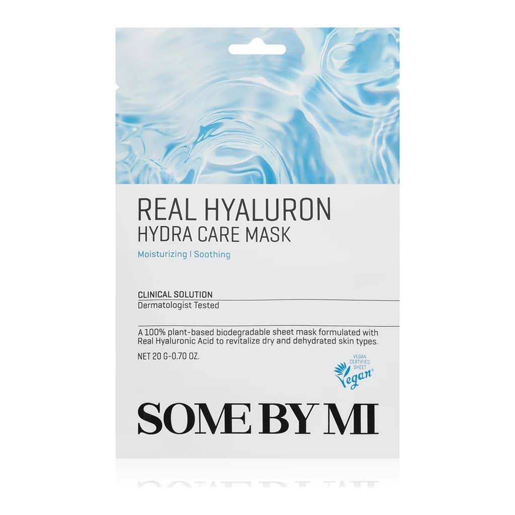 Some By Mi Clinical Solution Hyaluron Hydra Care Mask moisturising face sheet mask with soothing effect