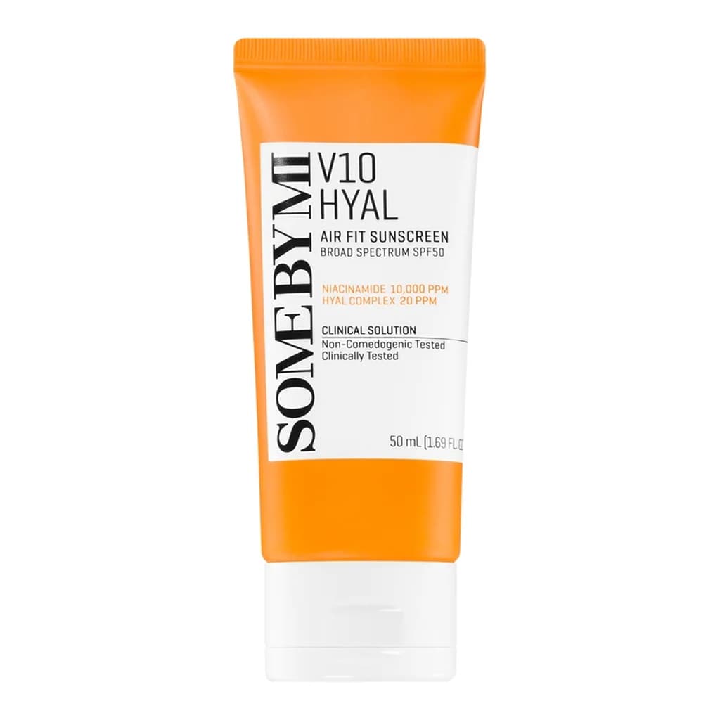 Some By Mi V10 Hyal Air Fit Sunscreen light protective face cream SPF50+