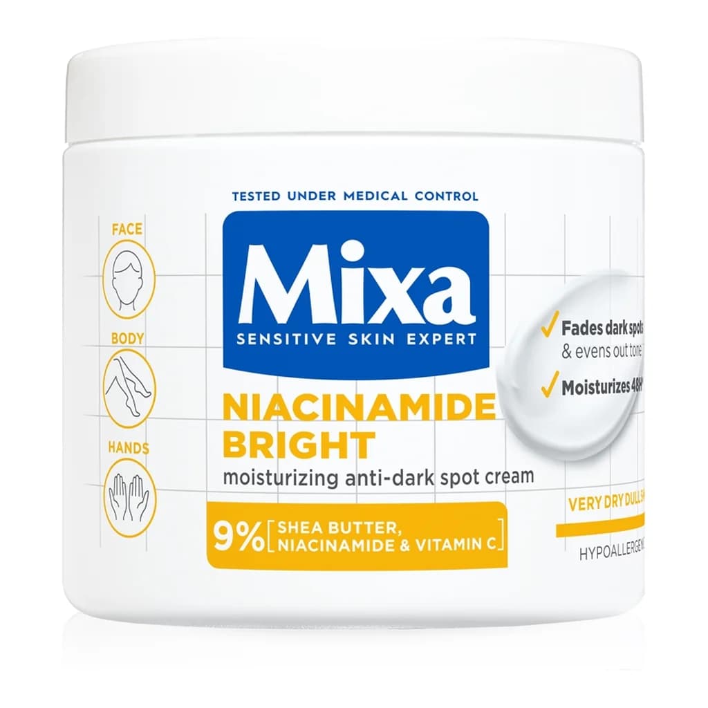 Mixa Niacinamide Bright intensive moisturising cream to treat dark spots