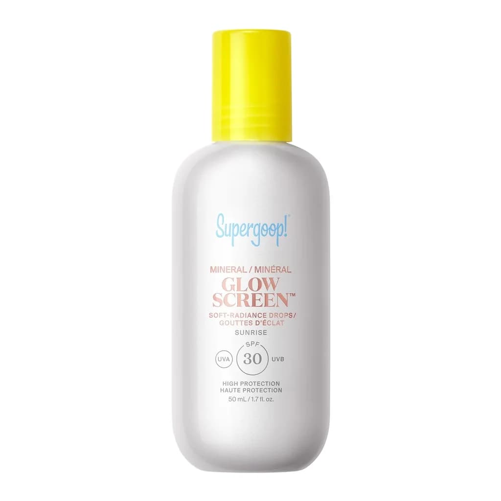 Supergoop! Mineral Glowscreen Soft-Radiance Drops Sunrise SPF30