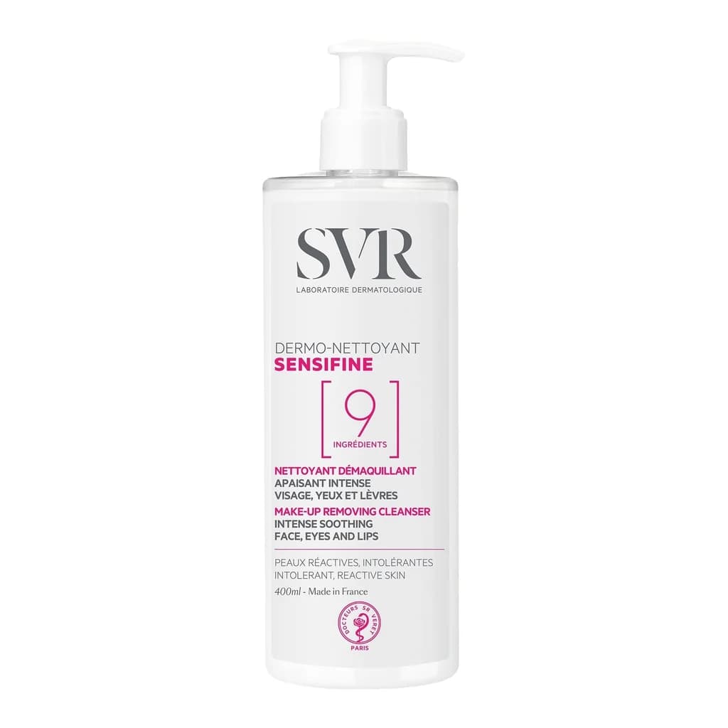 SVR Laboratoires SVR SENSIFINE Ultra-Gentle Cleansing Milk for Sensitive Dry, Eczema-prone Skin,