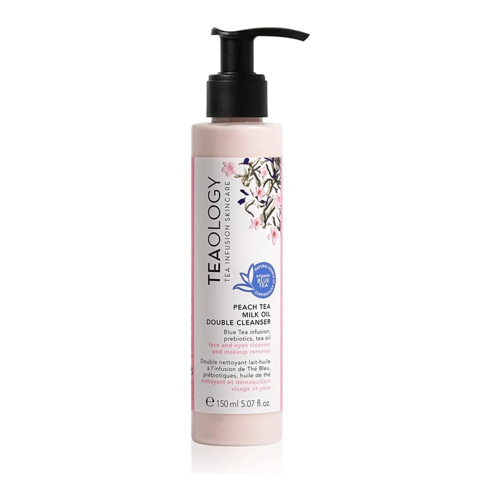 Teaology Cleansing Peach Tea Milk Oil Double Cleanser