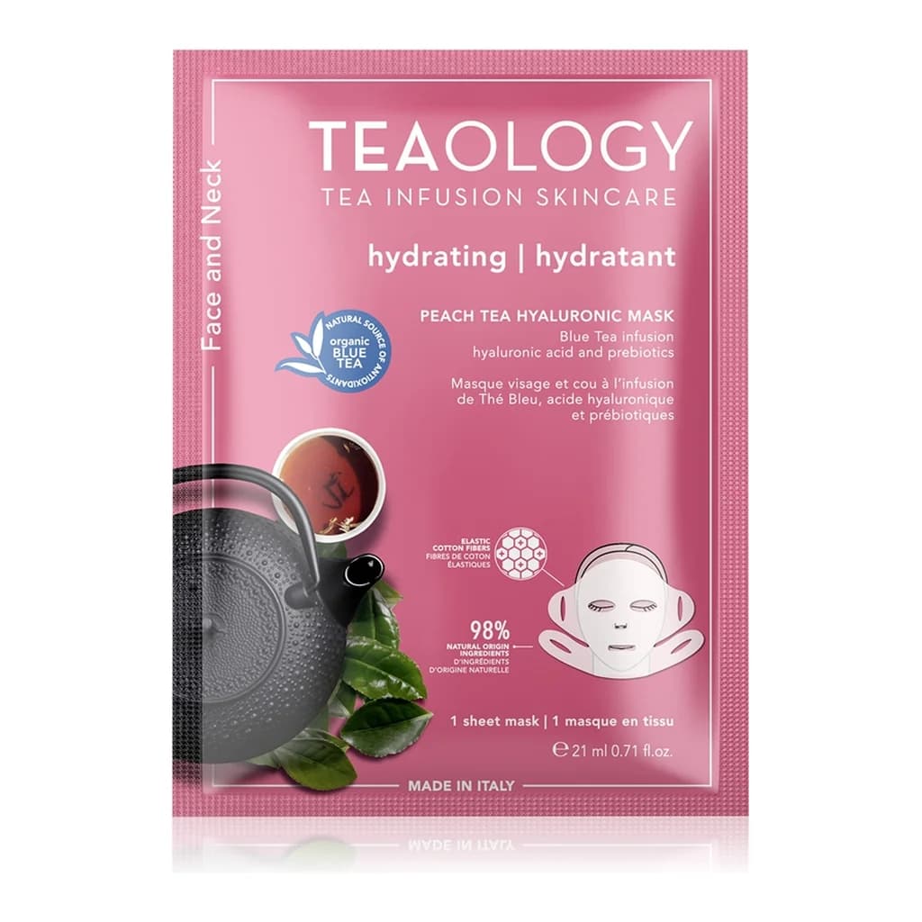 Teaology Face Mask Peach Tea Hyaluronic