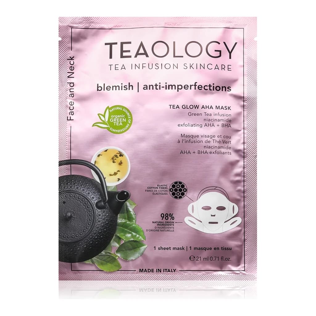 Teaology Tea Glow Blemish AHA Purifying Mask