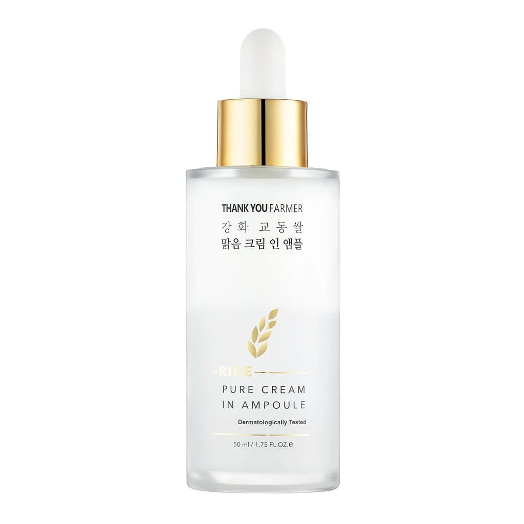 Thank You Farmer Rice Pure Cream in Ampoule Brightening Serum