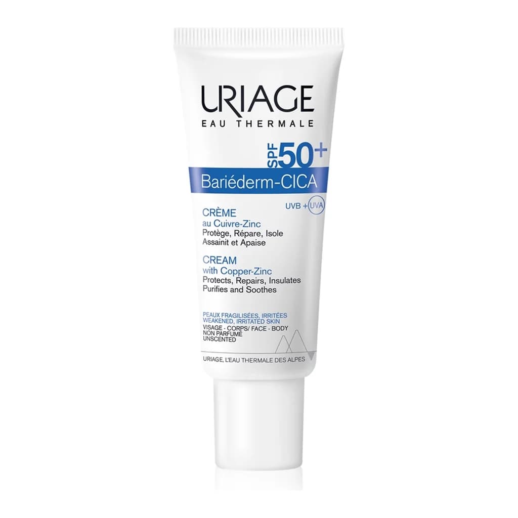 Uriage Bariéderm Cica-Cream with Copper-Zinc SPF50+