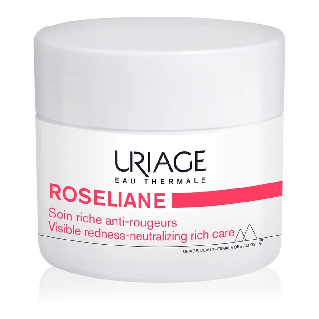 Uriage Roseliane Visible Redness-Neutralizing Rich Care soothing cream against redness
