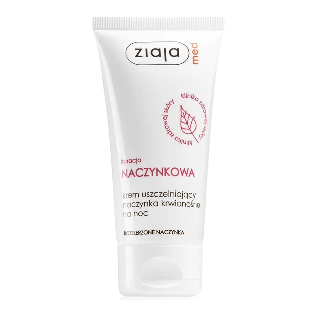 Ziaja Med Capillary Care reinforcing night cream to prevent broken capillaries